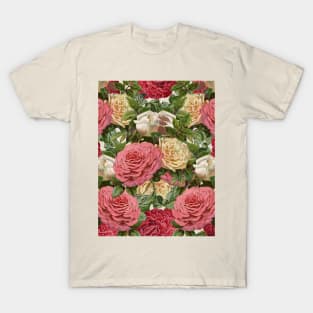 Light Floral Pattern Wall Art T-Shirt